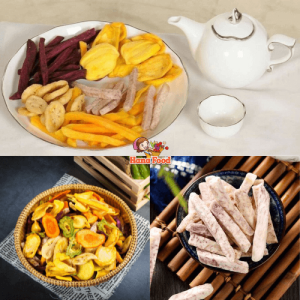 Combo khoai môn sợi sấy & thập cẩm sấy