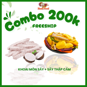 Combo khoai môn sợi sấy & thập cẩm sấy