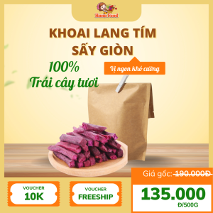Khoai Lang Tím Sợi Sấy Giòn
