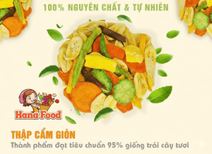 Combo Chuối Sấy Giòn Thập Cẩm Sấy Hana Food